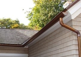 full round copper gutters 
